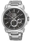 men metal watch silver black - SEIKO - BALAAN 1