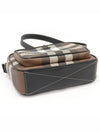 80491451 Dark Birch Brown Check Canvas Silver Paddy Camera Cross Bag - BURBERRY - BALAAN 5