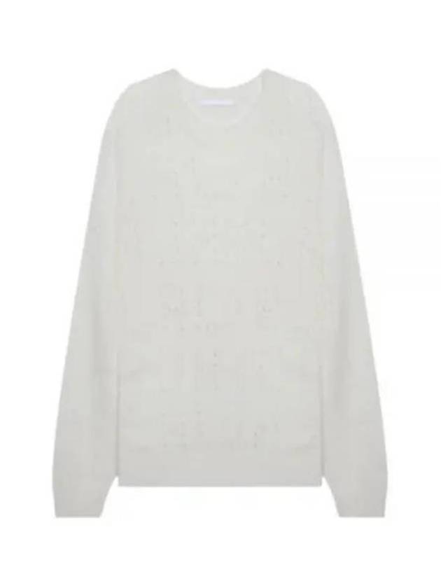 Logo Point Knit Top White - HELMUT LANG - BALAAN 2