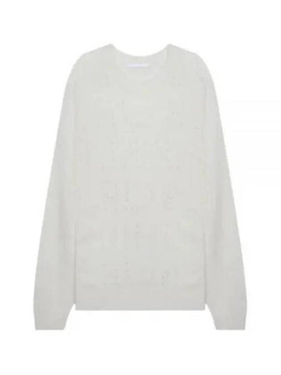 Logo Point Knit Top White - HELMUT LANG - BALAAN 2