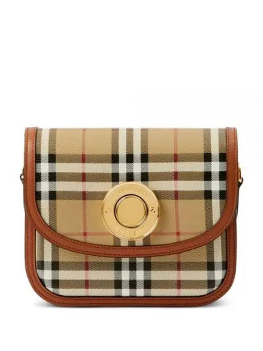 Elizabeth Check Pattern Small Cross Bag Beige - BURBERRY - BALAAN 2