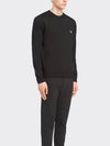 Superfine Crew neck Wool Knitted Sweater Black - PRADA - BALAAN 5