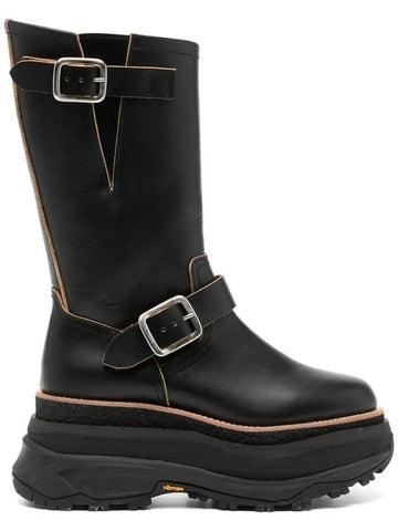 Buckle detail engineer boots 2407475 001 - SACAI - BALAAN 1