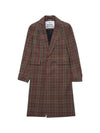 Women's ALIEN TEDDY Check Coat 1D010001 W00MM SI - VIVIENNE WESTWOOD - BALAAN 1