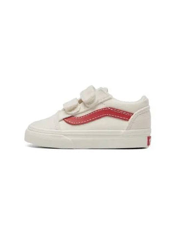 KIDS Old School Toddler Marshmallow Racing Red - VANS - BALAAN 1