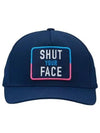 Golf hat SHUT YOUR FACE Navy G4AF22H37TWLT - G/FORE - BALAAN 3