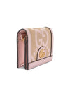 Women's Ophidia Jumbo GG Half Wallet Pink - GUCCI - BALAAN 4