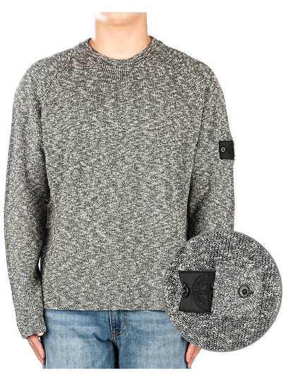 Shadow Project Wappen Patch Badge Knit Top Black - STONE ISLAND - BALAAN 2