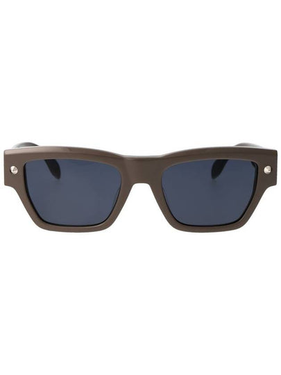 Sunglasses AM0409S 003 003 BROWN BROWN BLUE - ALEXANDER MCQUEEN - BALAAN 2