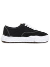 Baker OG Sole Canvas Low Top Sneakers Black - MAISON MIHARA YASUHIRO - BALAAN 5