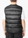 Lens Detail Zip-Up Quilted Vest Black - CP COMPANY - BALAAN 4