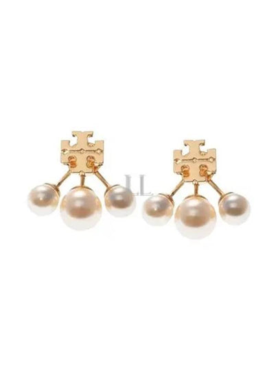 Kira White Pearl Earrings Gold - TORY BURCH - BALAAN 2