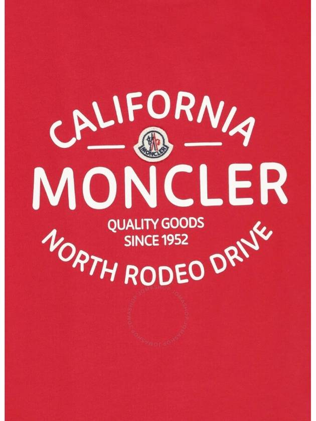 Moncler Boys Logo Print Cotton T-Shirt, Size 8Y - MONCLER - BALAAN 3