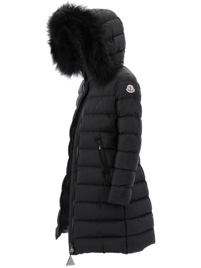 Kids Abelle Hooded Shearling Down Padding Black - MONCLER - BALAAN 2