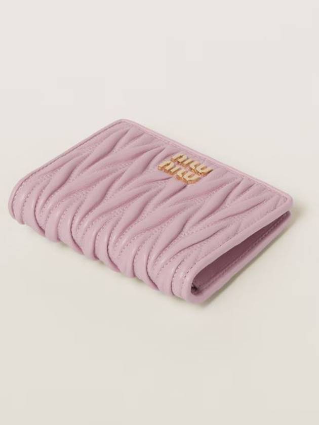 Materasse half wallet card pink women s - MIU MIU - BALAAN 3