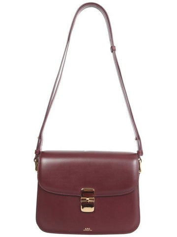 Grace Shoulder Bag Burgundy - A.P.C. - BALAAN 1