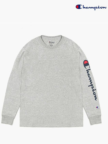 Long sleeve logo script graphic t shirt GT78H Y06789 - CHAMPION - BALAAN 1