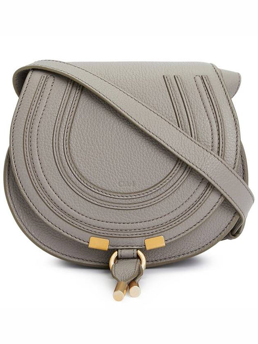 Marci Small Saddle Cross Bag Cashmere Grey - CHLOE - BALAAN.