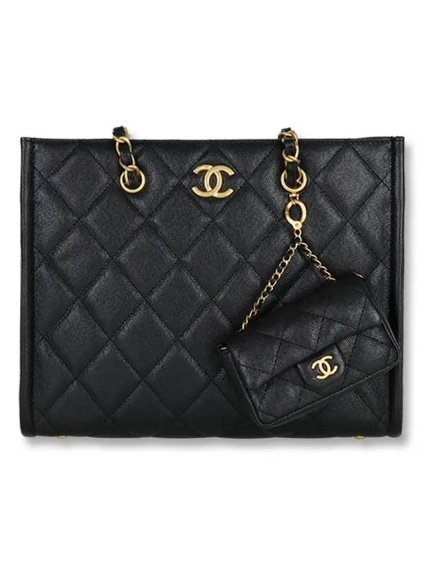 Small Black Caviar Gold Plated AS4940 - CHANEL - BALAAN 1