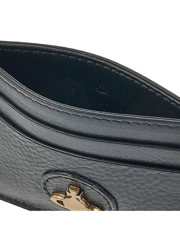 Women's Polished Flat Card Wallet Black - VIVIENNE WESTWOOD - BALAAN 10