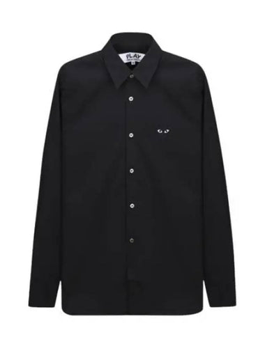 Black Wappen Shirt Long Sleeve - COMME DES GARCONS - BALAAN 1