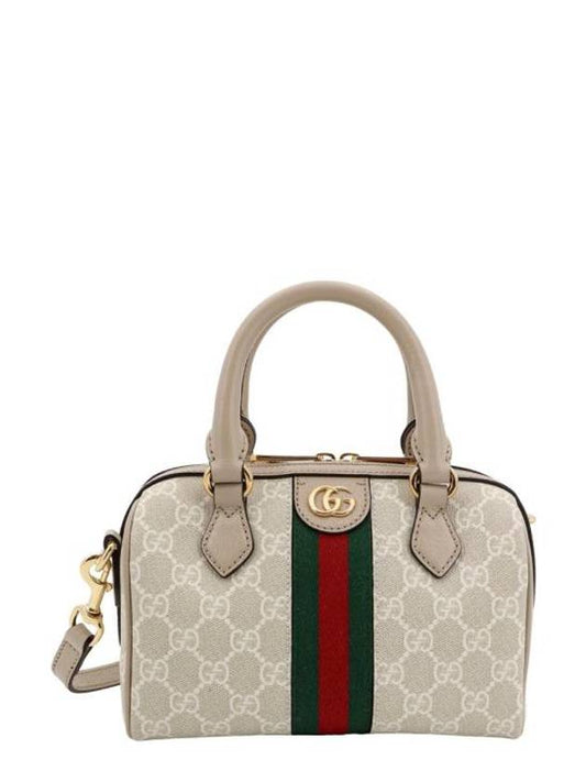 Ophidia GG Mini Top Canvas Tote Bag Beige - GUCCI - BALAAN 1