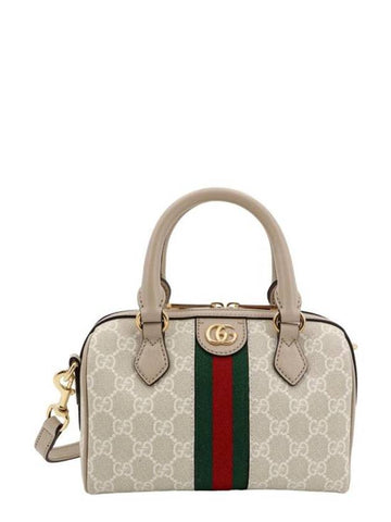 Ophidia GG Mini Top Canvas Tote Bag Beige - GUCCI - BALAAN 1