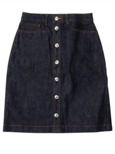 Women's Therese A-Line Skirt Indigo - A.P.C. - BALAAN 2