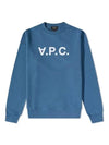 VPC Logo Crew Neck Sweatshirt Blue - A.P.C. - BALAAN 6