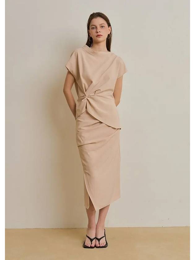 Drape shirring two piece set up - EGOEDIT - BALAAN 1