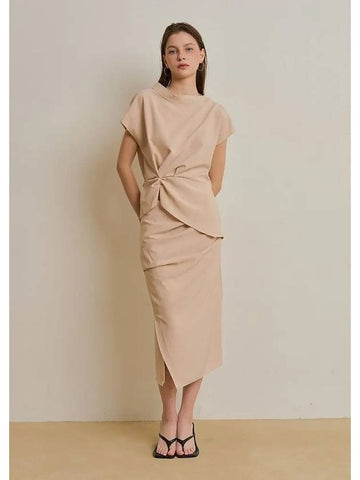 Drape shirring two piece set up - EGOEDIT - BALAAN 1