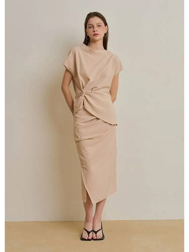 Drape shirring two piece set up - EGOEDIT - BALAAN 1