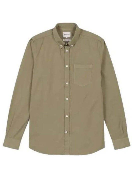 Anton Wright Twill Shirt Utility Khaki - NORSE PROJECTS - BALAAN 1