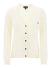 Bella Logo Embroidery Cardigan Ivory - A.P.C. - BALAAN 2