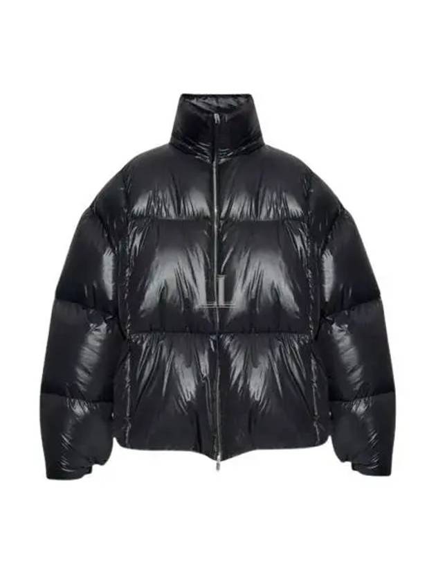 Zip Up Padding Black - JIL SANDER - BALAAN 2