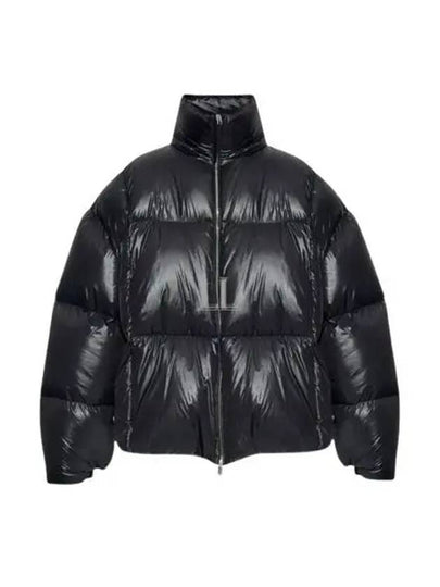 Zip Up Padding Black - JIL SANDER - BALAAN 2