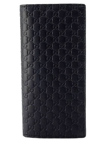 Micro GG Ssima Continental Wallet Black - GUCCI - BALAAN.