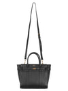 Bayswater Zipped Mini Classic Grain Tote Bag Black - MULBERRY - BALAAN 4