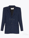 Two Button Blazer Jacket Blue - AMI - BALAAN 2