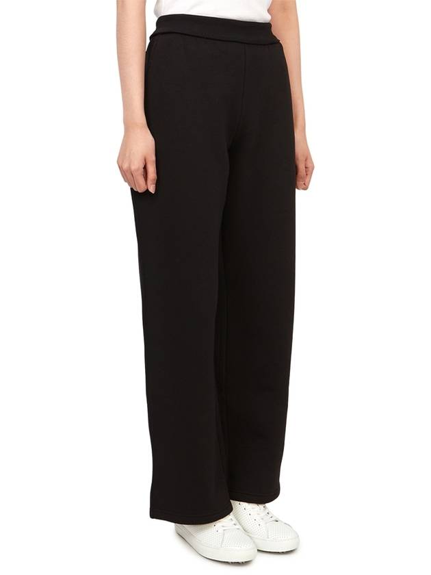 Damiana Brushed Straight Pants Black - MAX MARA - BALAAN 4