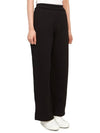 Damiana Brushed Straight Pants Black - MAX MARA - BALAAN 6