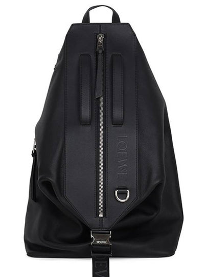 Convertible Calfskin Backpack Black - LOEWE - BALAAN 2