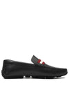 Pilot Leather Driving Shoes Black - BALLY - BALAAN 5