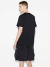 Cotton Print Short Sleeve T-Shirt Black - GUCCI - BALAAN 5