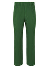 Tailored Pleats Straight Pants Seaweed Green - ISSEY MIYAKE - BALAAN 2