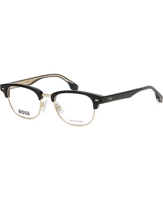 Hugo Boss Glasses Frame BOSS1382 2M2 Lower Geum Square Black - HUGO BOSS - BALAAN 7