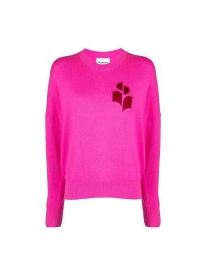 Marisans Logo Knit Top Pink - ISABEL MARANT - BALAAN 2