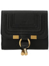 Marcie Square Flap Half Wallet Black - CHLOE - BALAAN 1