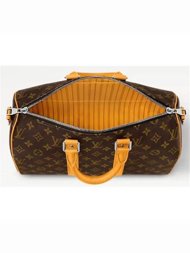 Keepall Bandouliere 35 Duffel Bag Brown Yellow - LOUIS VUITTON - BALAAN 4