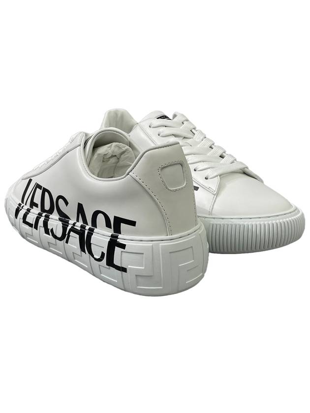 Greca Logo Low Top Sneakers White - VERSACE - BALAAN 4